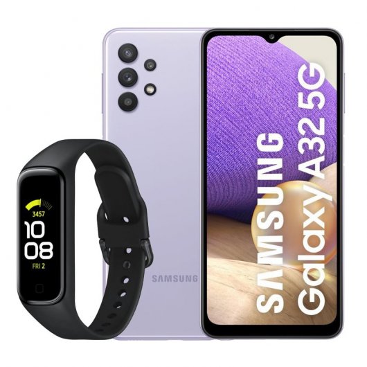 Samsung Pack Galaxy A32 5G 4GB/128GB 6.5'' Violeta + Galaxy Fit2 Preta