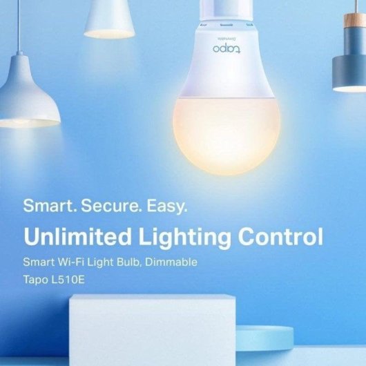 Intelligente Birne TP-Link Tapo L510E Pack 2 Wi-Fi E27 806 Lumen