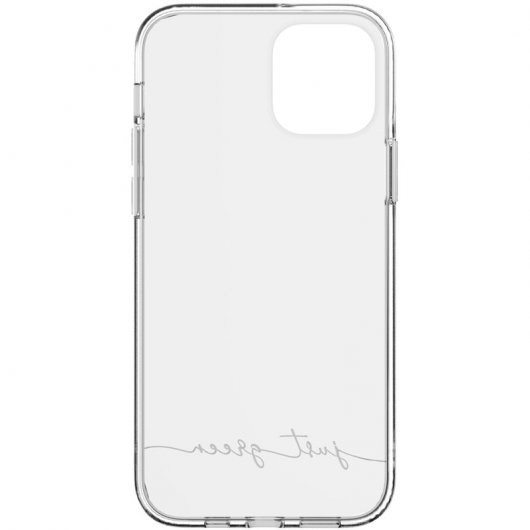 Just Green Carcasa Transparente Biodegradable para iPhone 12/12 Pro