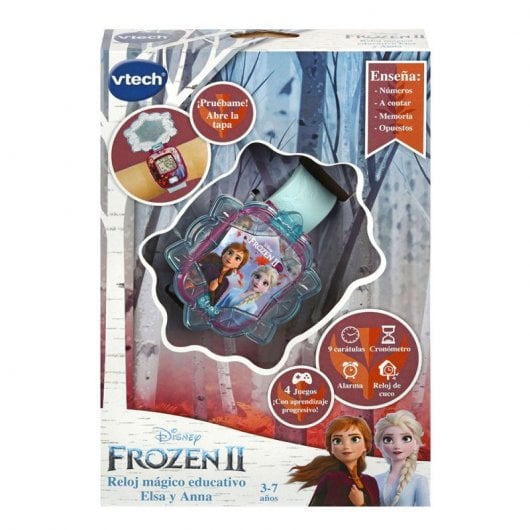 VTech Frozen 2 Reloj Mágico Educativo Anna y Elsa