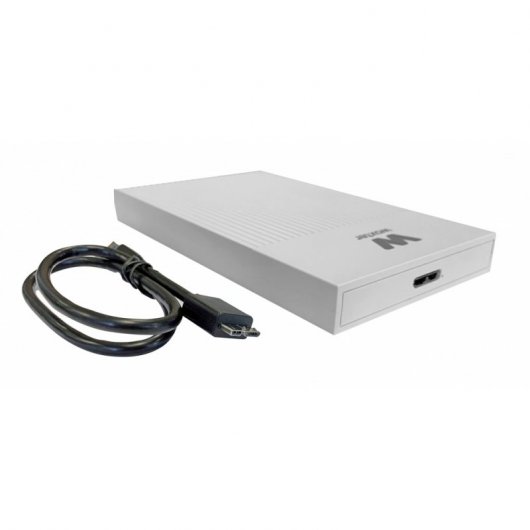 Woxter I-Case 230 Carcasa para Disco Duro 2.5" USB 3.0 hasta 4TB Blanca