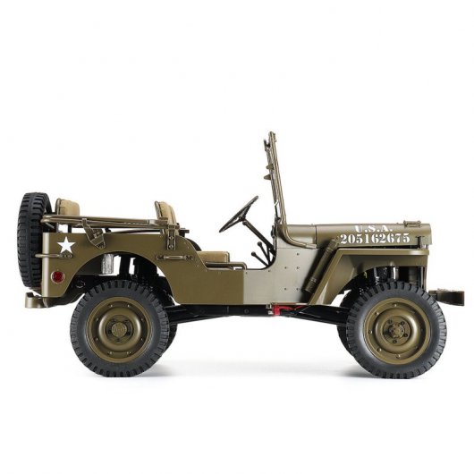 FMS Roc Hobby Coche Eléctrico Jeep Willys 1941 MB Crawler 1/6 RTR