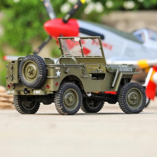 FMS Roc Hobby Coche Eléctrico Jeep Willys 1941 MB Crawler 1/6 RTR
