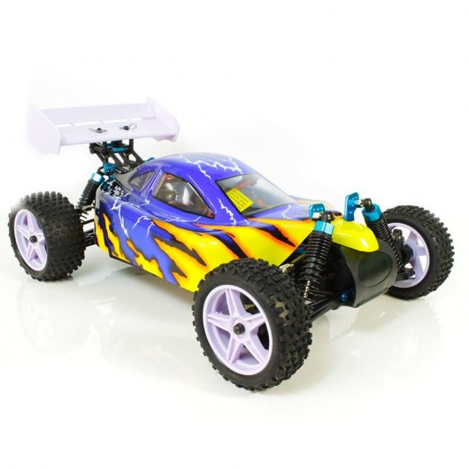HSP XSTR Coche Eléctrico Buggy 1/10 4X4 Amarillo/Azul