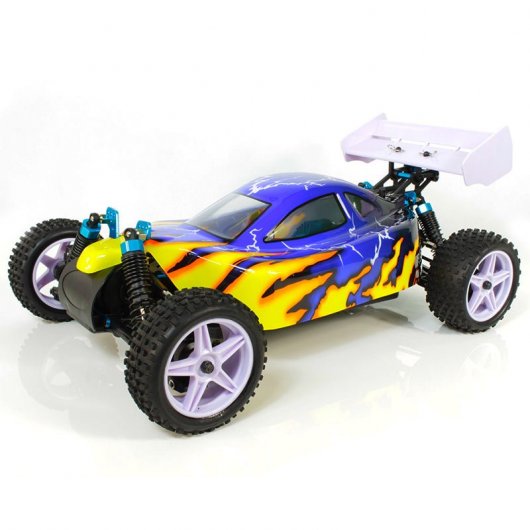 HSP XSTR Coche Eléctrico Buggy 1/10 4X4 Amarillo/Azul