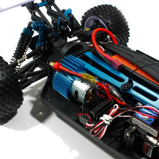 HSP XSTR Coche Eléctrico Buggy 1/10 4X4 Amarillo/Azul