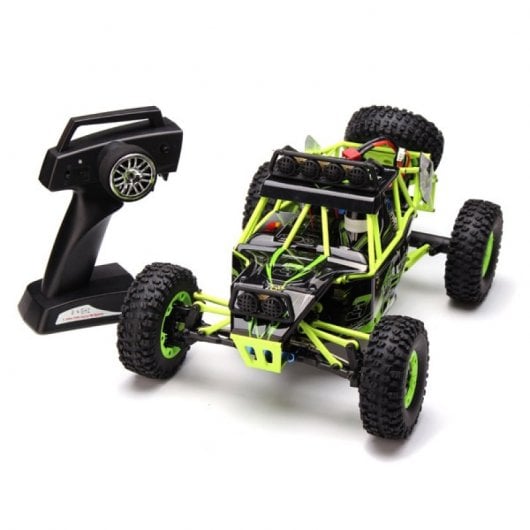 WLtoys Coche Eléctrico RC Speed Crawler Negro/Verde