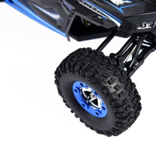 WLtoys Coche Eléctrico RC Speed Crawler Negro/Azul