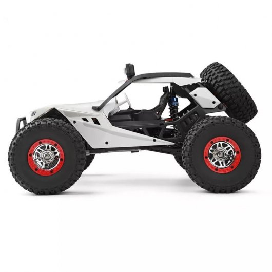 WLtoys Coche Eléctrico RC Speed Crawler Blanco