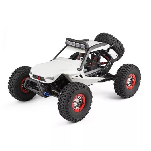 WLtoys Coche Eléctrico RC Speed Crawler Blanco