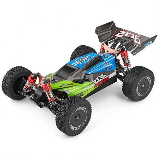 WLtoys Coche Eléctrico RC Buggy 4WD Verde/Azul