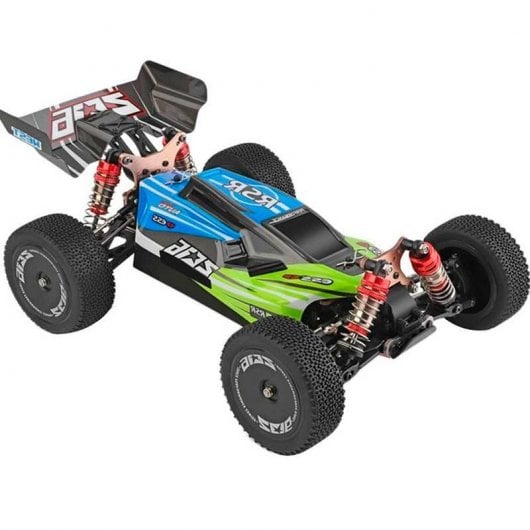 WLtoys Coche Eléctrico RC Buggy 4WD Verde/Azul