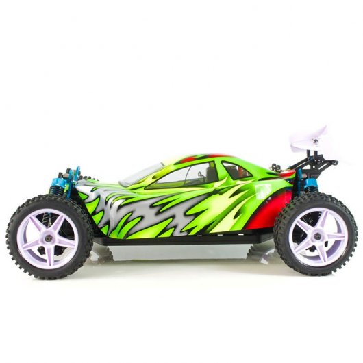HSP XSTR Pro Coche Eléctrico Buggy 1/10 4WD RTR 2726KV Verde/Rojo