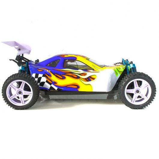 HSP XSTR Pro Coche Eléctrico Buggy 1/10 4WD 2726KV Azul/Amarillo/Blanco