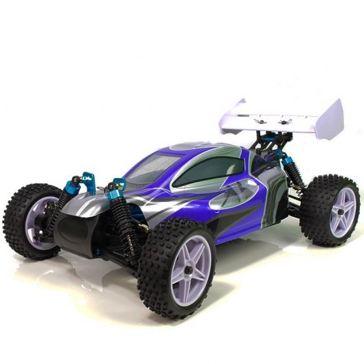HSP XSTR Pro Coche Eléctrico Buggy 1/10 4WD 2726KV Azul/Plata