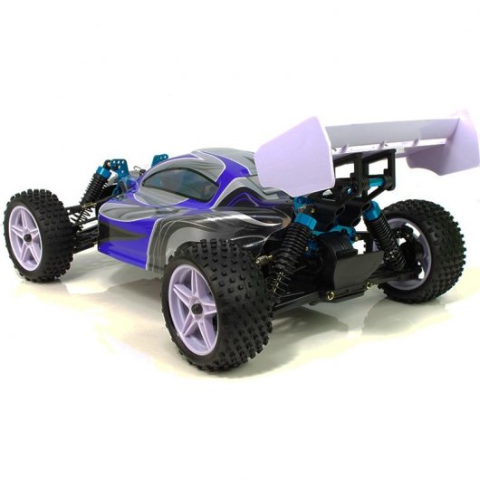 HSP XSTR Pro Coche Eléctrico Buggy 1/10 4WD 2726KV Azul/Plata