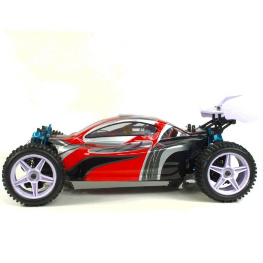HSP XSTR Pro Coche Eléctrico Buggy 1/10 4WD 2726KV Rojo/Plateado
