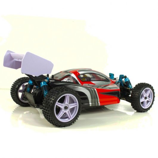 HSP XSTR Pro Coche Eléctrico Buggy 1/10 4WD 2726KV Rojo/Plateado