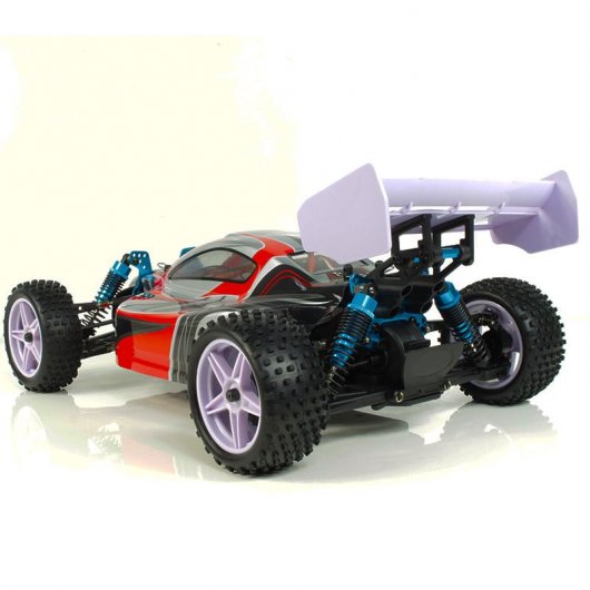 HSP XSTR Pro Coche Eléctrico Buggy 1/10 4WD 2726KV Rojo/Plateado