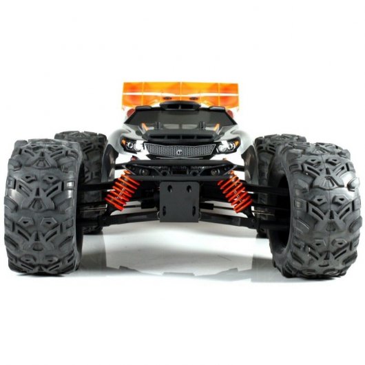 Team Magic E6 III HX Coche Eléctrico Monster Truck 4x4 1/8 2500KV Plata
