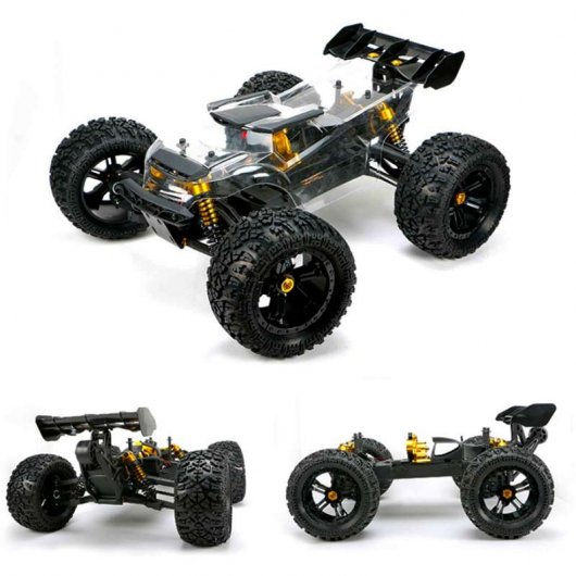 Team Magic E6 III BES Coche Eléctrico Monster Truck 4x4 1/8 2200KV Rojo