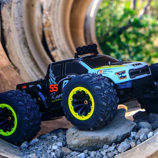 Team Magic E6 Raptor Coche Eléctrico Súper Monster Truck 1/8 2250KV Blanco/Verde