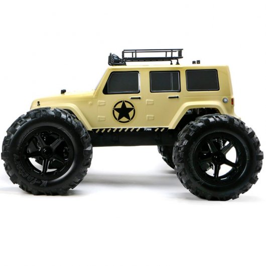 Team Magic E6 J-STAR Coche Eléctrico Súper Monster Truck 1/8 2250KV Desierto