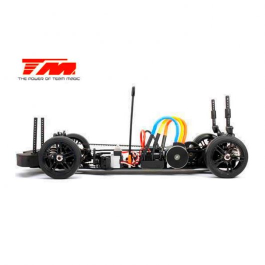Team Magic E4JR II Coche Eléctrico 1/10 EP Touring 4x4 RTR 5400KV Negro/Blanco