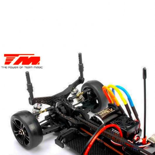 Team Magic E4JR II Coche Eléctrico 1/10 EP Touring 4x4 RTR 5400KV Negro