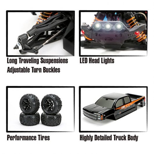 Team Magic E5 Coche Eléctrico Monster Truck 4400KV Gris