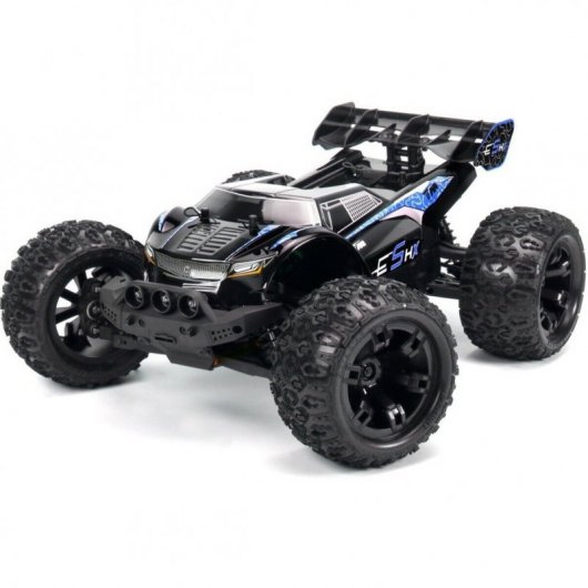 Team Magic E5HX Coche Eléctrico Truggy Monster Truck 4400KV Negro/Azul