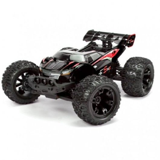 Team Magic E5HX Coche Eléctrico Truggy Monster Truck 4400KV Negro/Rojo