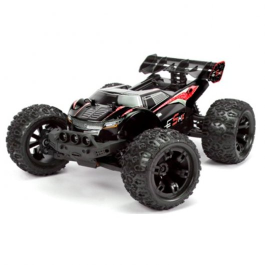 Team Magic E5HX Coche Eléctrico Truggy Monster Truck 4400KV Negro/Rojo