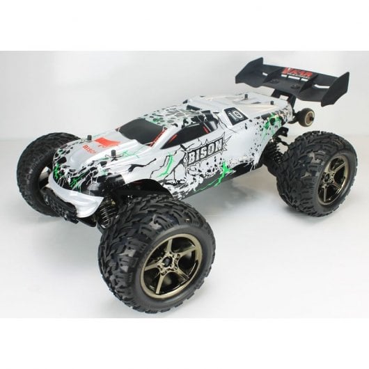 VKAR Racing Bison Coche Eléctrico Monster Truck 2020 4WD 1/8 2850KV Plata