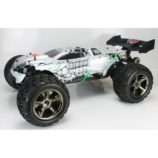 VKAR Racing Bison Coche Eléctrico Monster Truck 2020 4WD 1/8 2850KV Plata