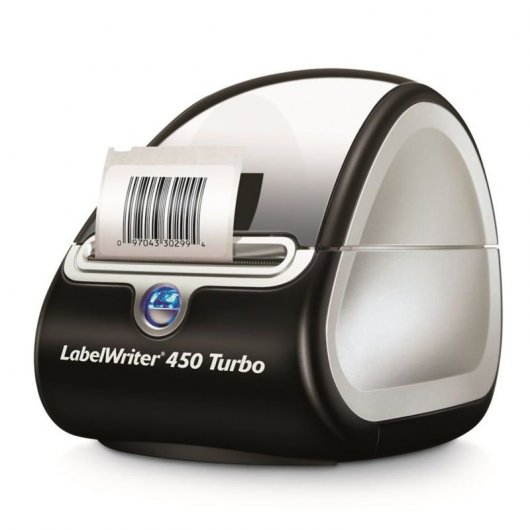 Dymo LabelWriter 450 Turbo Impresora de Etiquetas Térmica Directa USB Negra/Gris