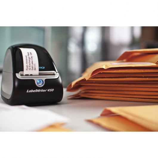 Dymo LabelWriter 450 Turbo Impresora de Etiquetas Térmica Directa USB Negra/Gris