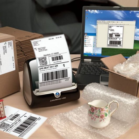 Dymo LabelWriter 4XL Impresora de Etiquetas Térmica Directa USB Negra/Gris