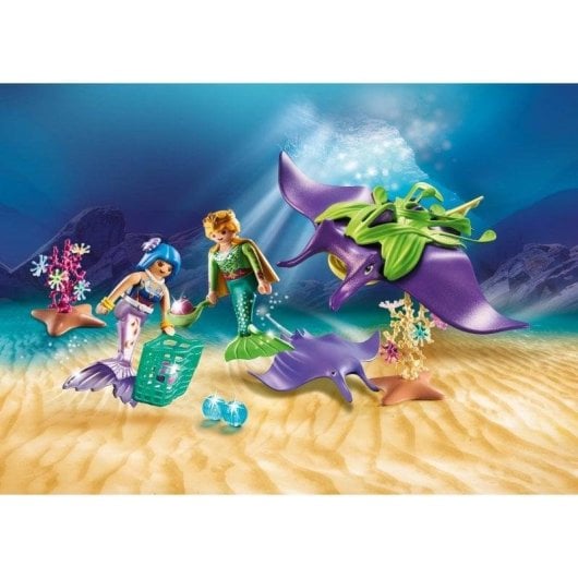 Playmobil Magic Recolectores de Perlas con Manta Raya