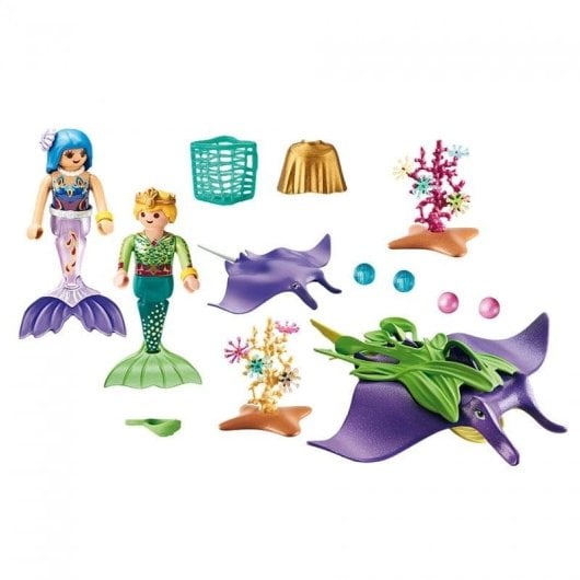 Playmobil Magic Recolectores de Perlas con Manta Raya