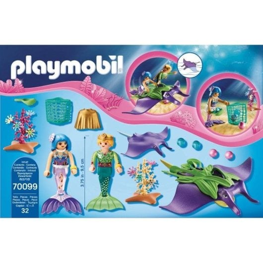 Playmobil Magic Recolectores de Perlas con Manta Raya