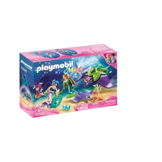 Playmobil Magic Recolectores de Perlas con Manta Raya