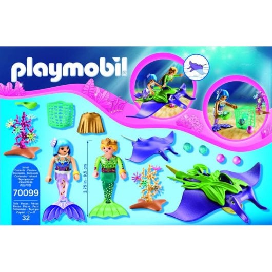 Playmobil Magic Recolectores de Perlas con Manta Raya