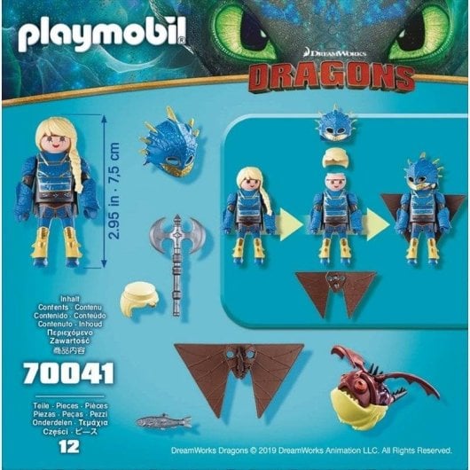 Playmobil Cómo Entrenar a Tu Dragón Astrid con Globoglob