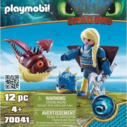 Playmobil Cómo Entrenar a Tu Dragón Astrid con Globoglob