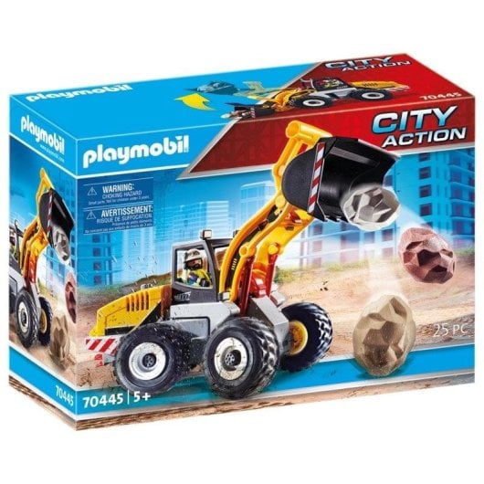 Playmobil City Action Cargadora Frontal 70445 53 peças