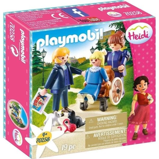 Playmobil Heidi Clara, Père et Mlle Rottenmeier 70258 19 pièces
