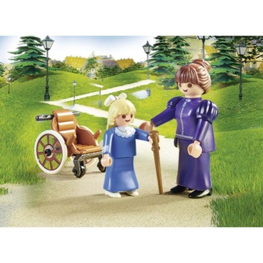 Playmobil Heidi Clara, Père et Mlle Rottenmeier 70258 19 pièces