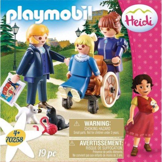 Playmobil Heidi Clara, Père et Mlle Rottenmeier 70258 19 pièces