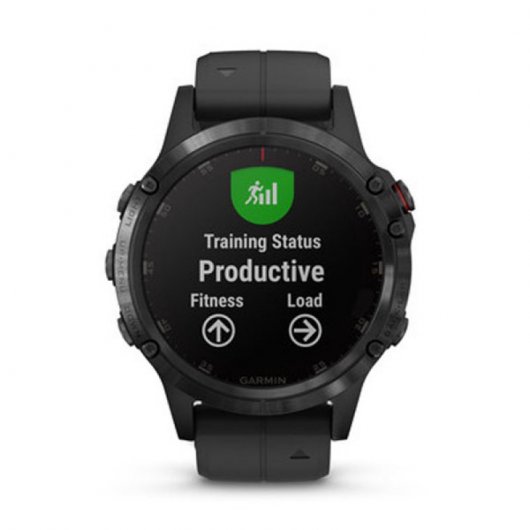 Garmin Fénix 5 Plus Safira Preto com Bracelete Preta